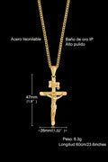 collar de Jesús en la cruz