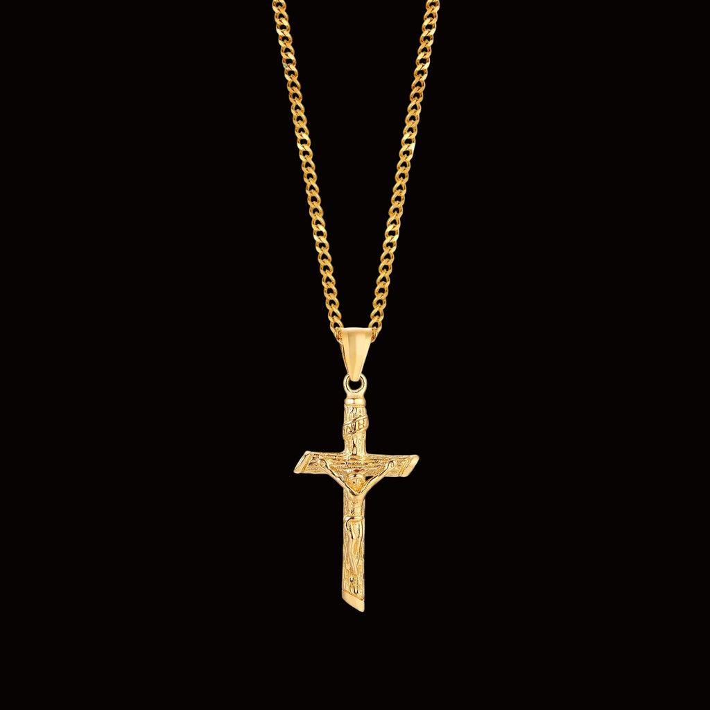collar de Jesús en la cruz
