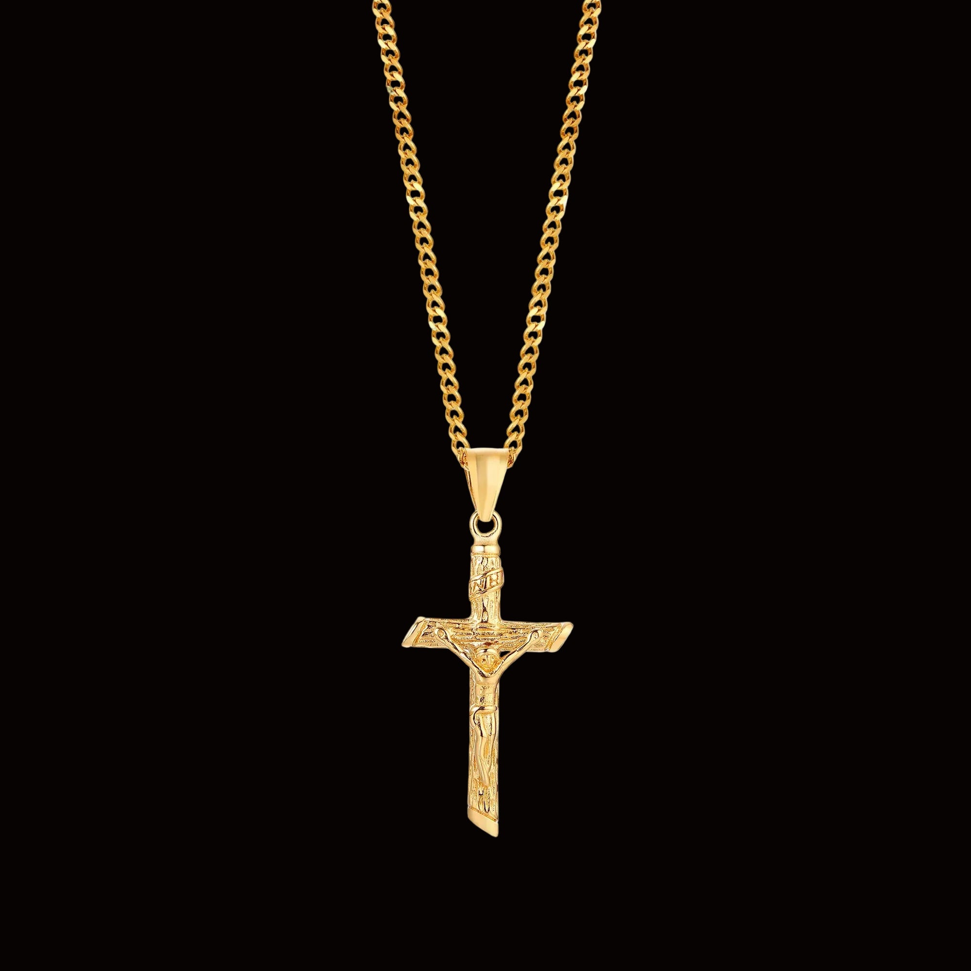 collar de Jesús en la cruz
