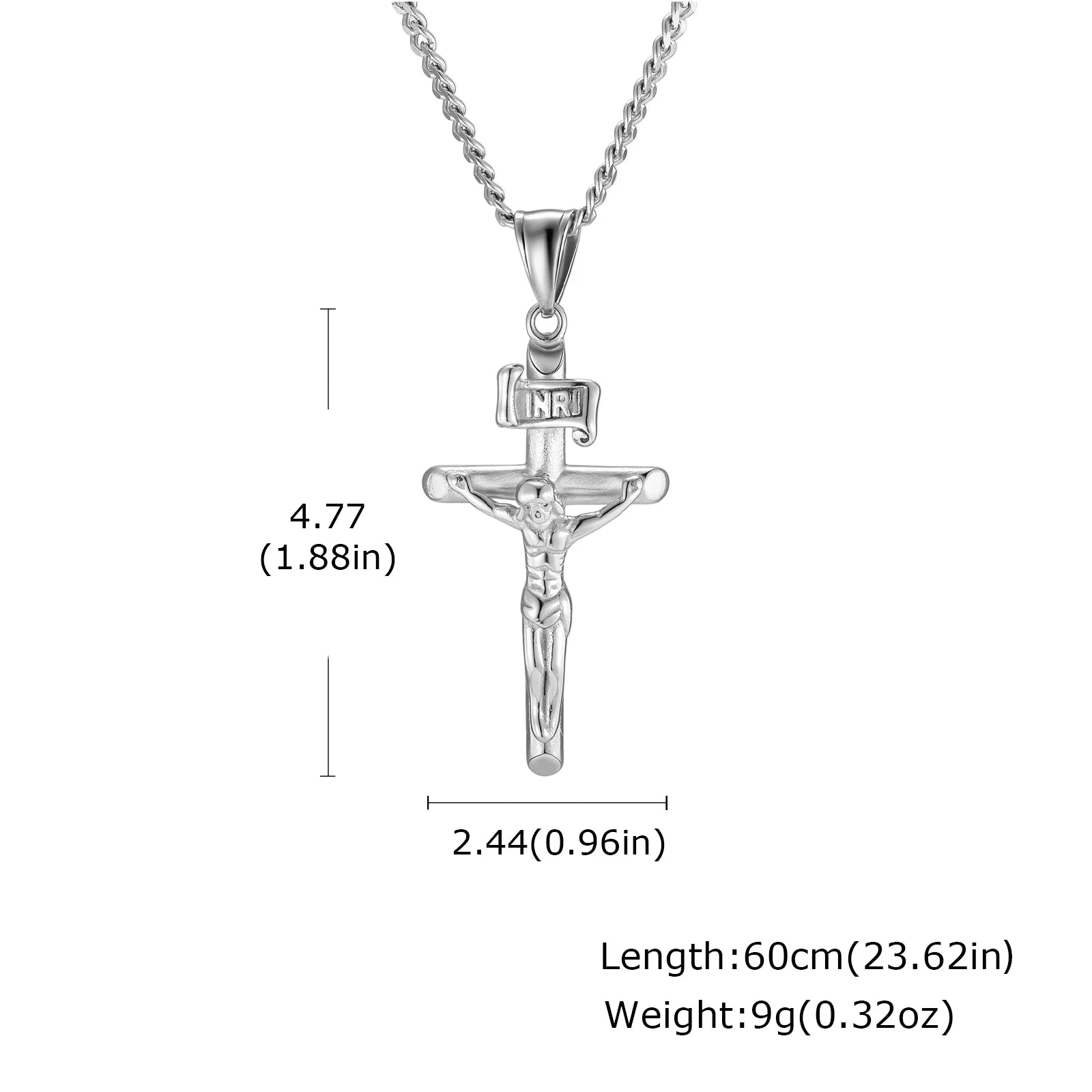 collar de Jesús en la cruz