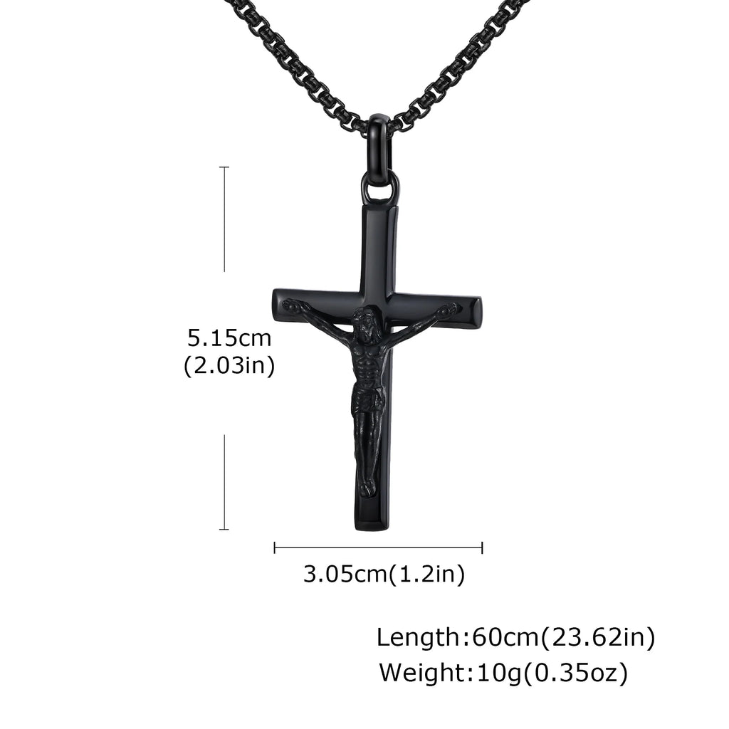 collar de Jesús en la cruz
