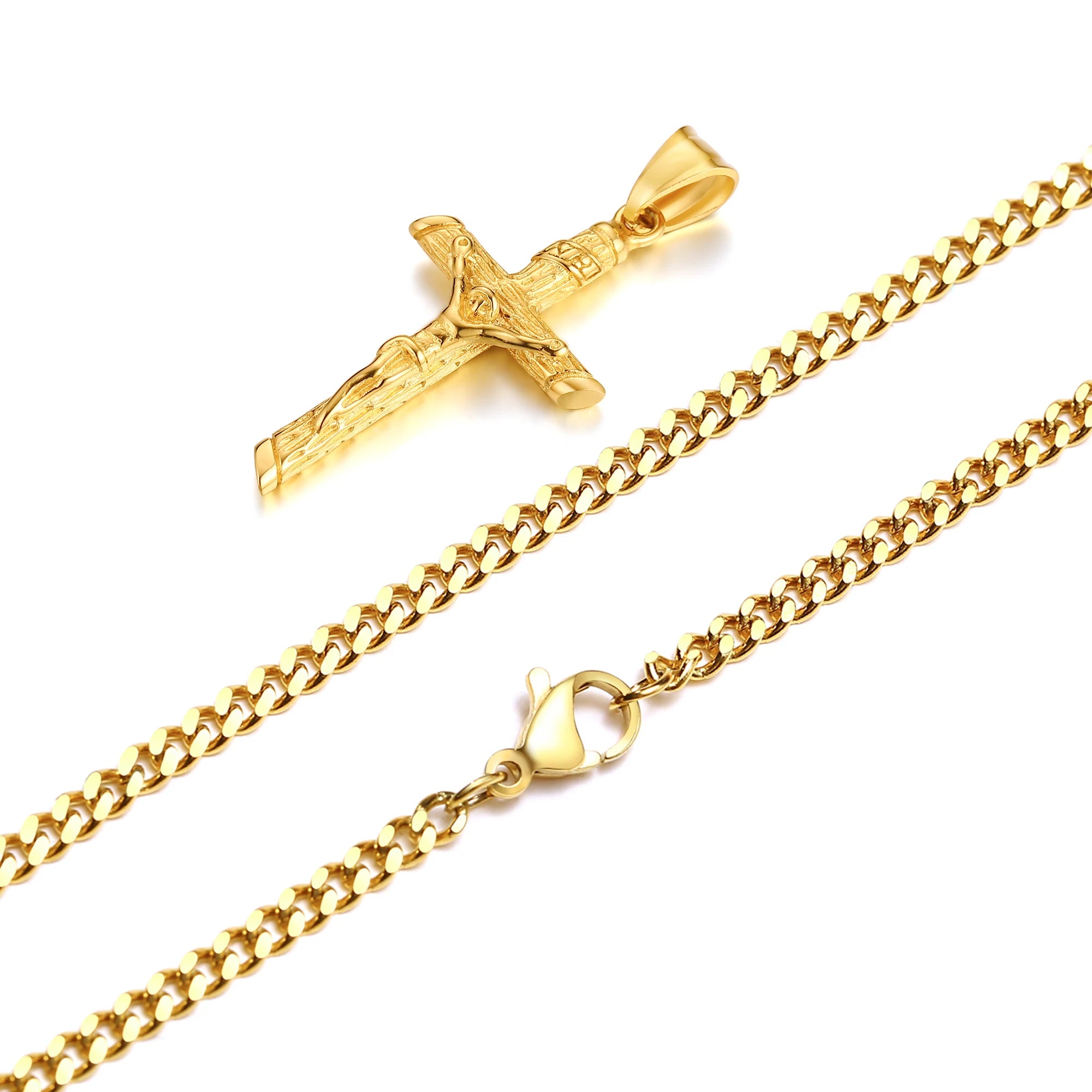 collar de Jesús en la cruz