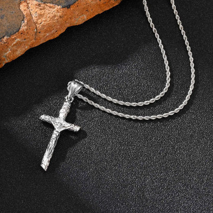 colgante con cruz de Jesús religiosa para hombres y mujeres