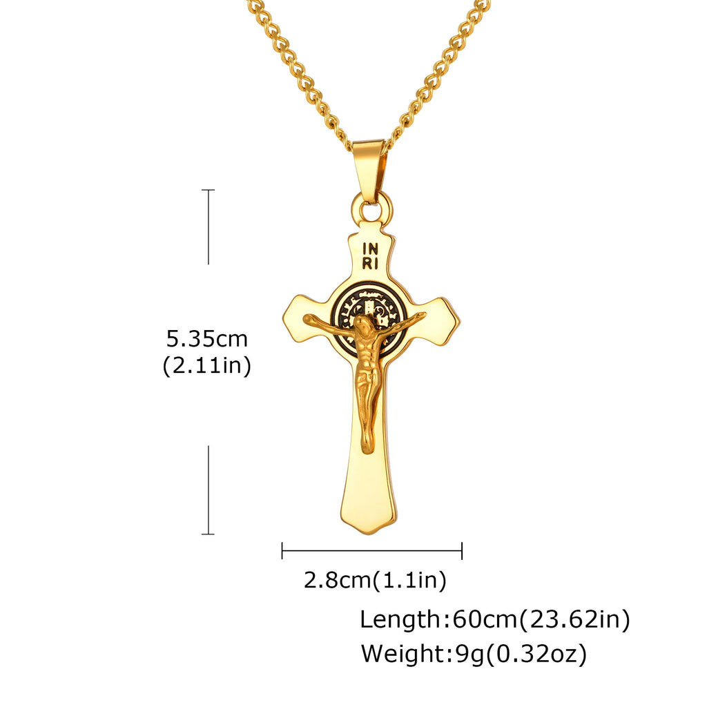 collar de Jesús en la cruz