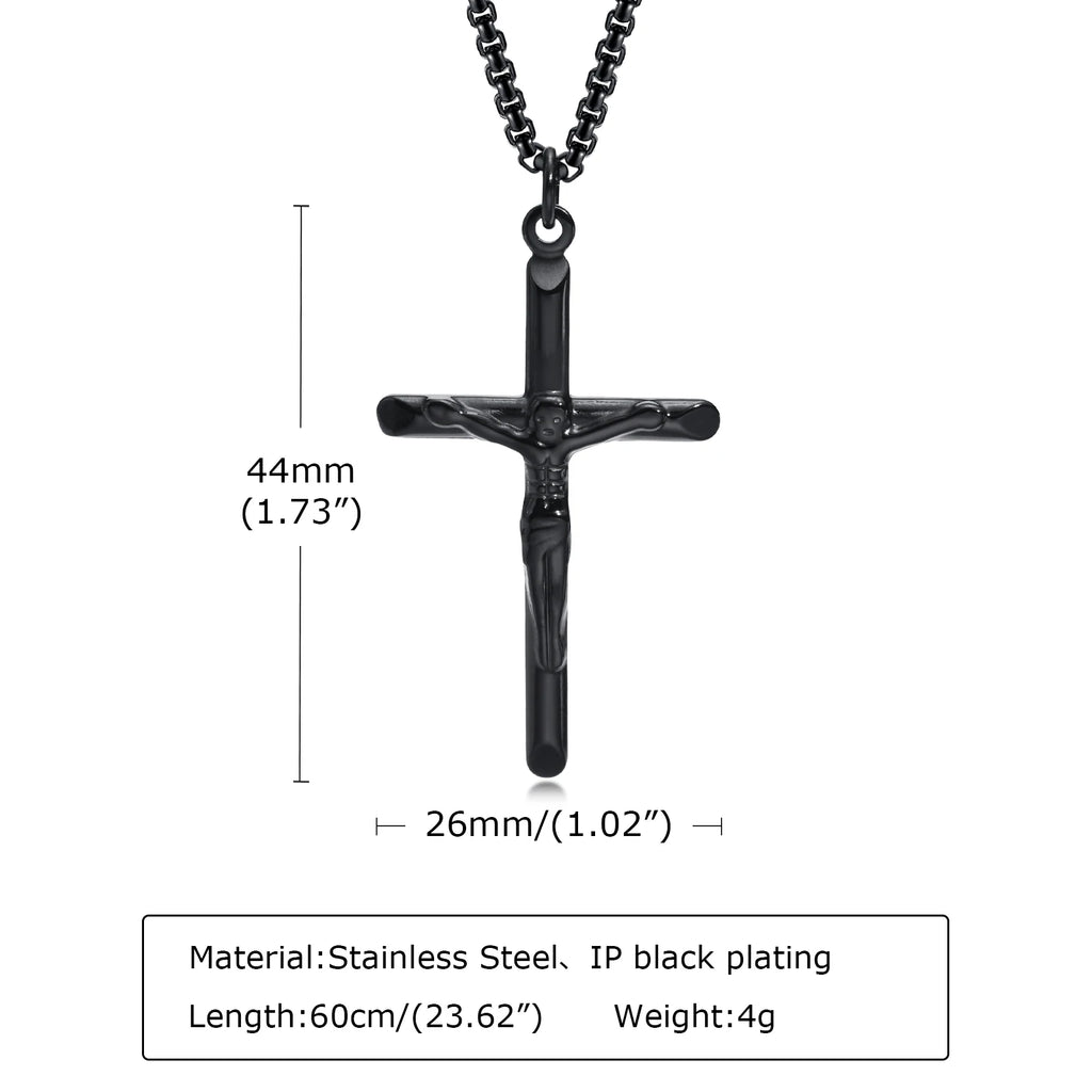 collar de Jesús en la cruz
