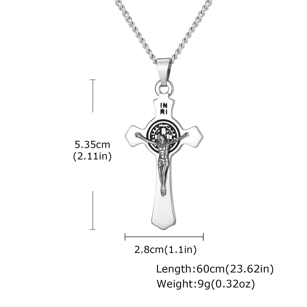 collar de Jesús en la cruz